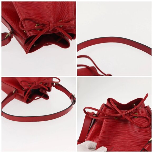 LOUIS VUITTON Epi Noe Shoulder Bag Red M44007 LV Auth 147706 - Picture 16 of 16